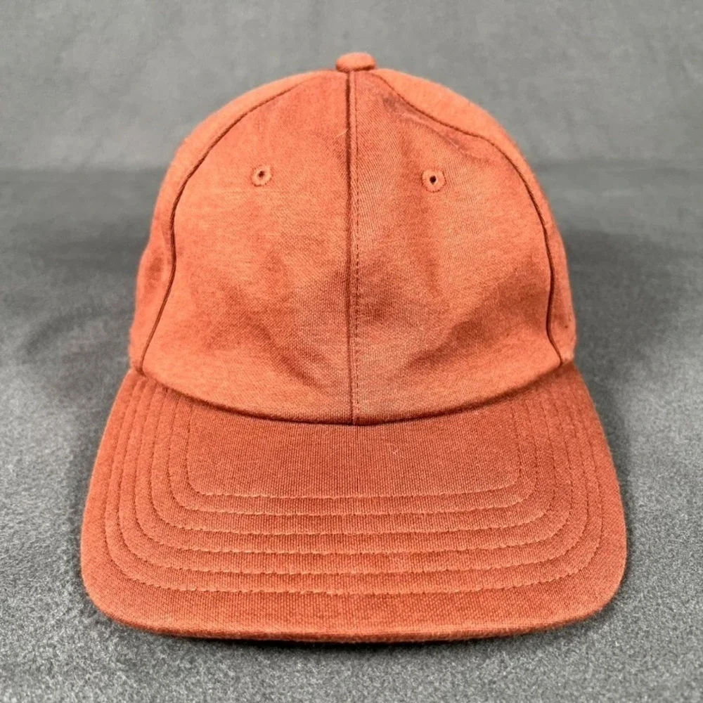 Athleta Cap Unisex Brown One‎ Size Strap Back Outdoor Running Logo Casual Preppy